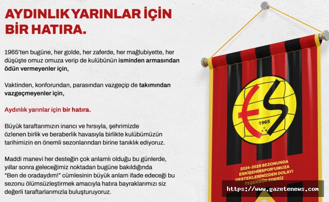 Eskişehirspor'dan bayrak kampanyası