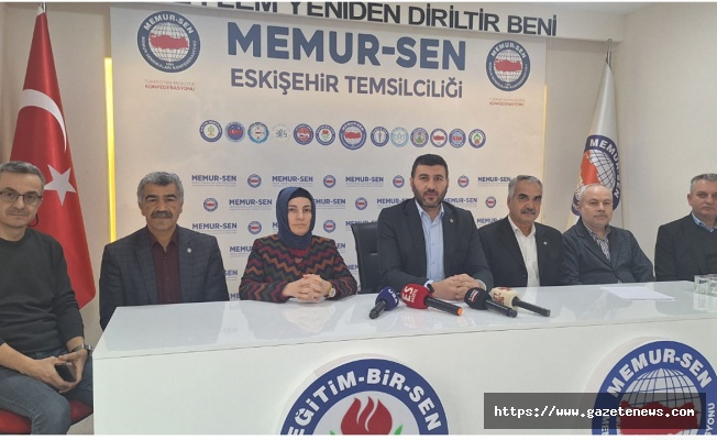 Memur-Sen Eskişehir İl Temsilciliği Taleplerini Dile Getirdi